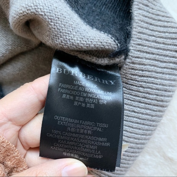 NWT Authentic Burberry Porosum Cashmere Sweater - Picture 4 of 7